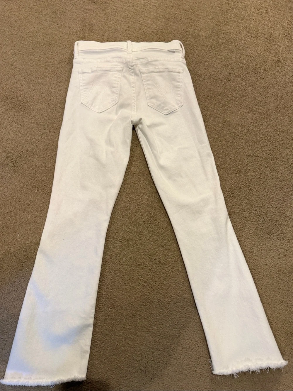 MOTHER Insider High Waist Crop Step Hem
